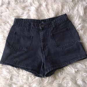 High-Rise Navy Shorts from Gap